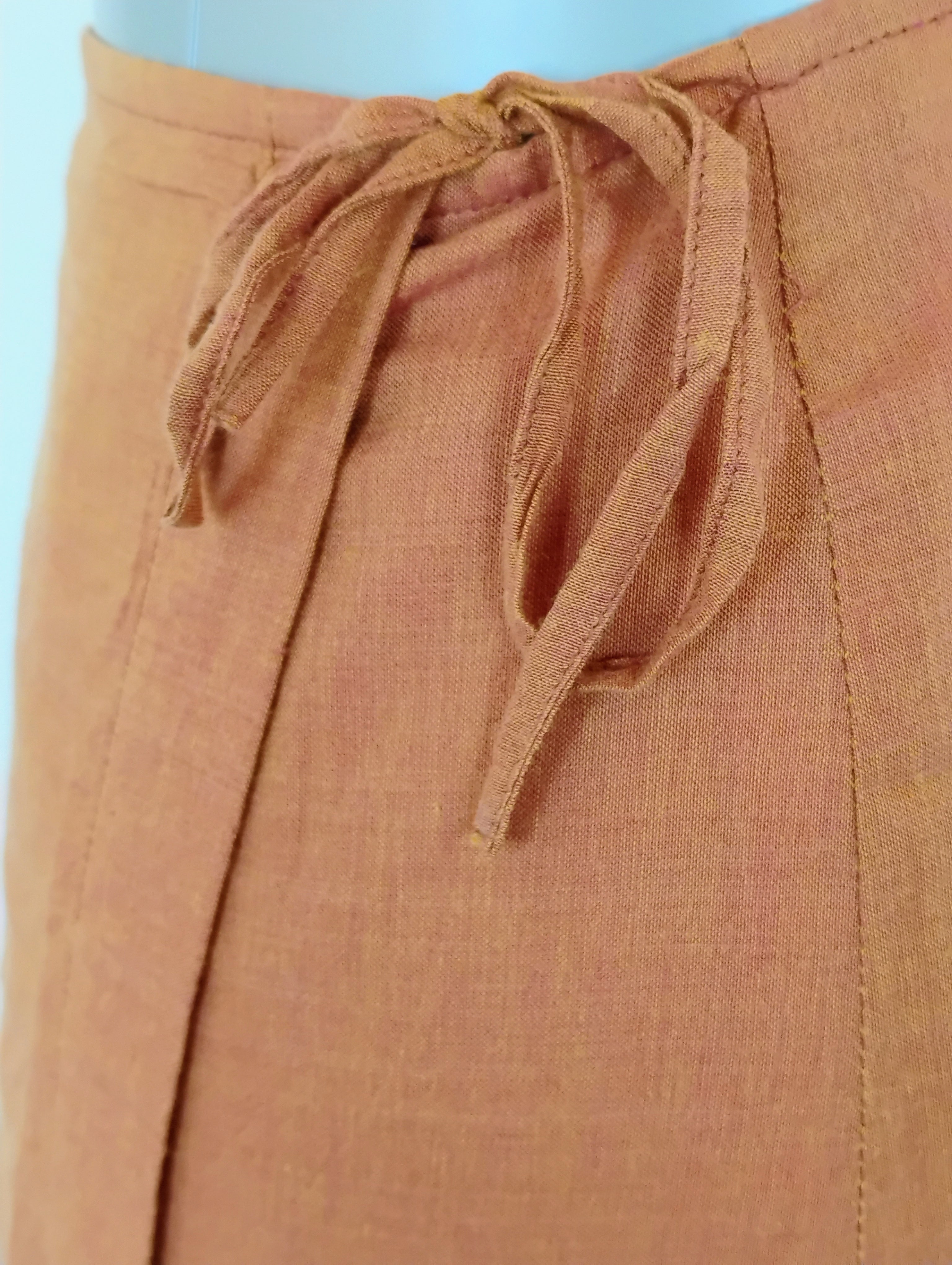 American Eagle Cotton Wrap Skirt – Above-the-Knee Adjustable Fit