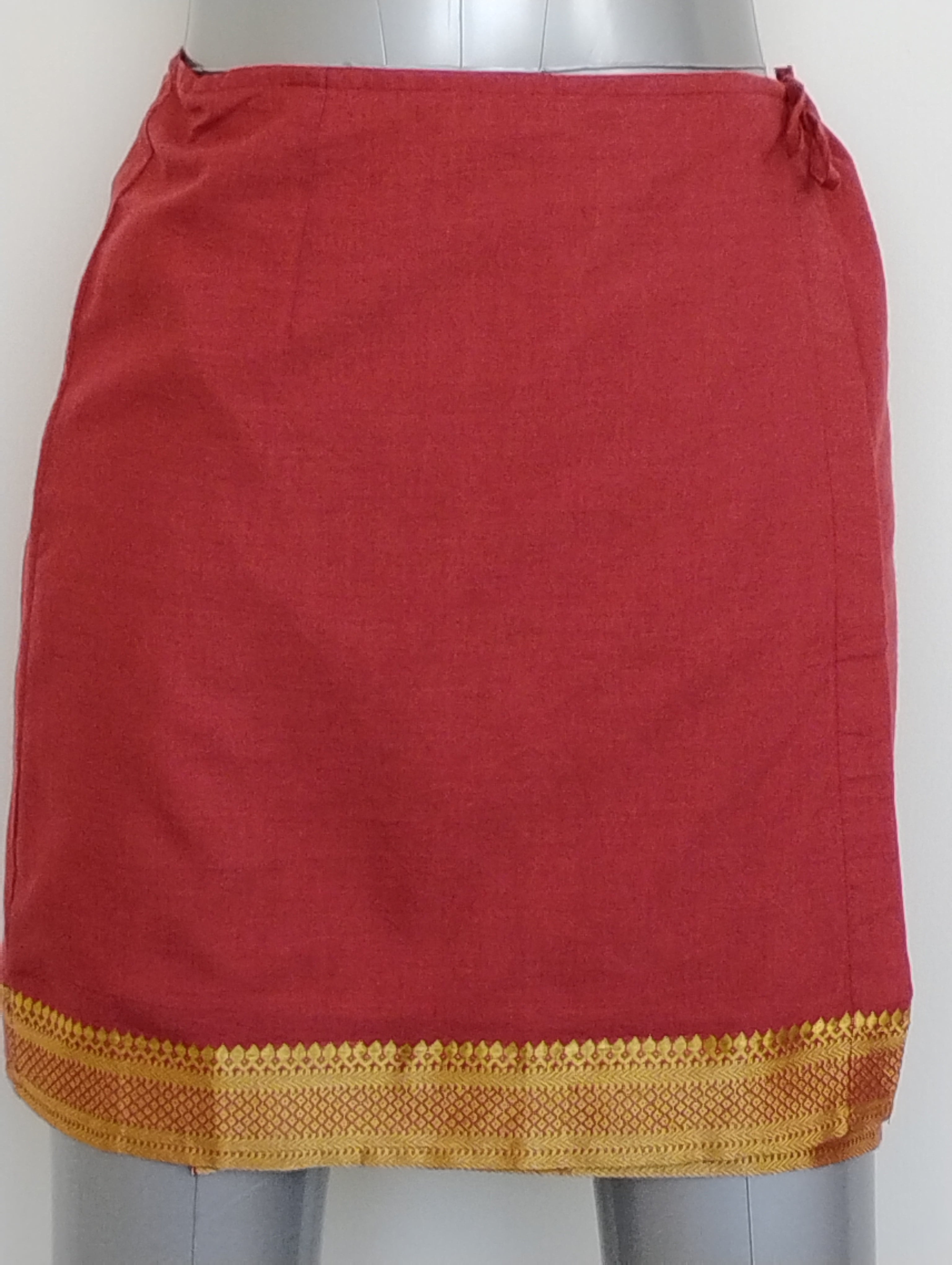 American Eagle Cotton Wrap Skirt – Above-the-Knee Adjustable Fit
