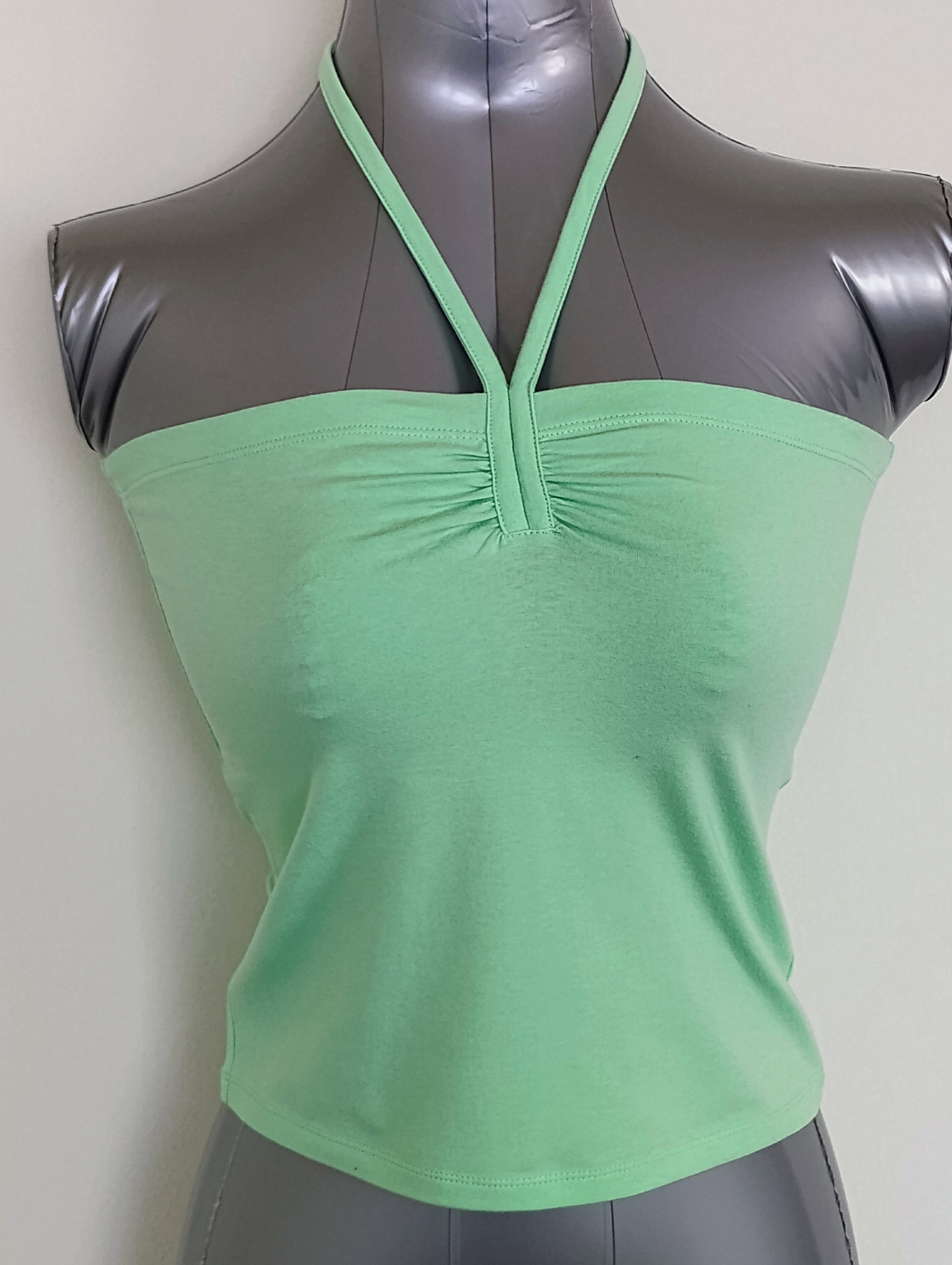 French Connection Cotton-Elastane Halter Top – Fitted Women’s Summer Top