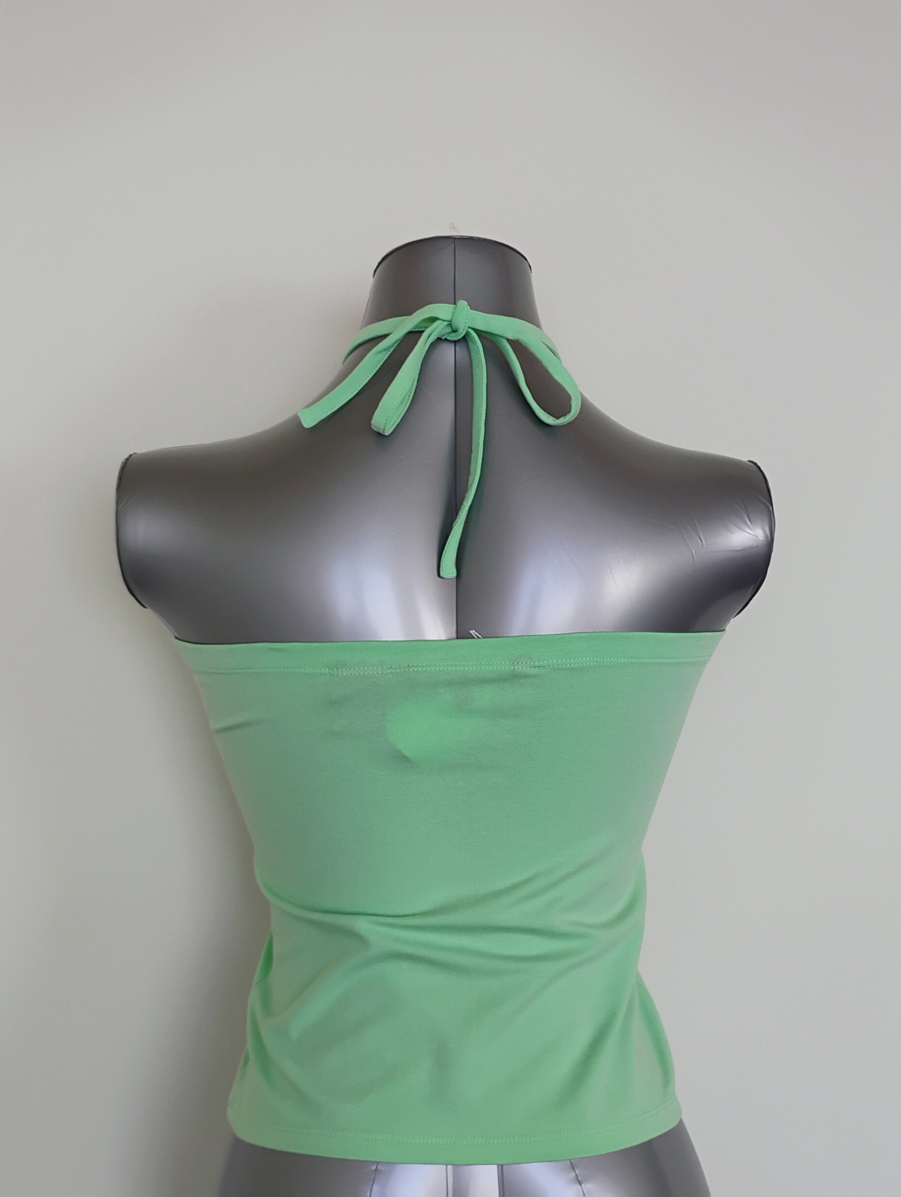 French Connection Cotton-Elastane Halter Top – Fitted Women’s Summer Top