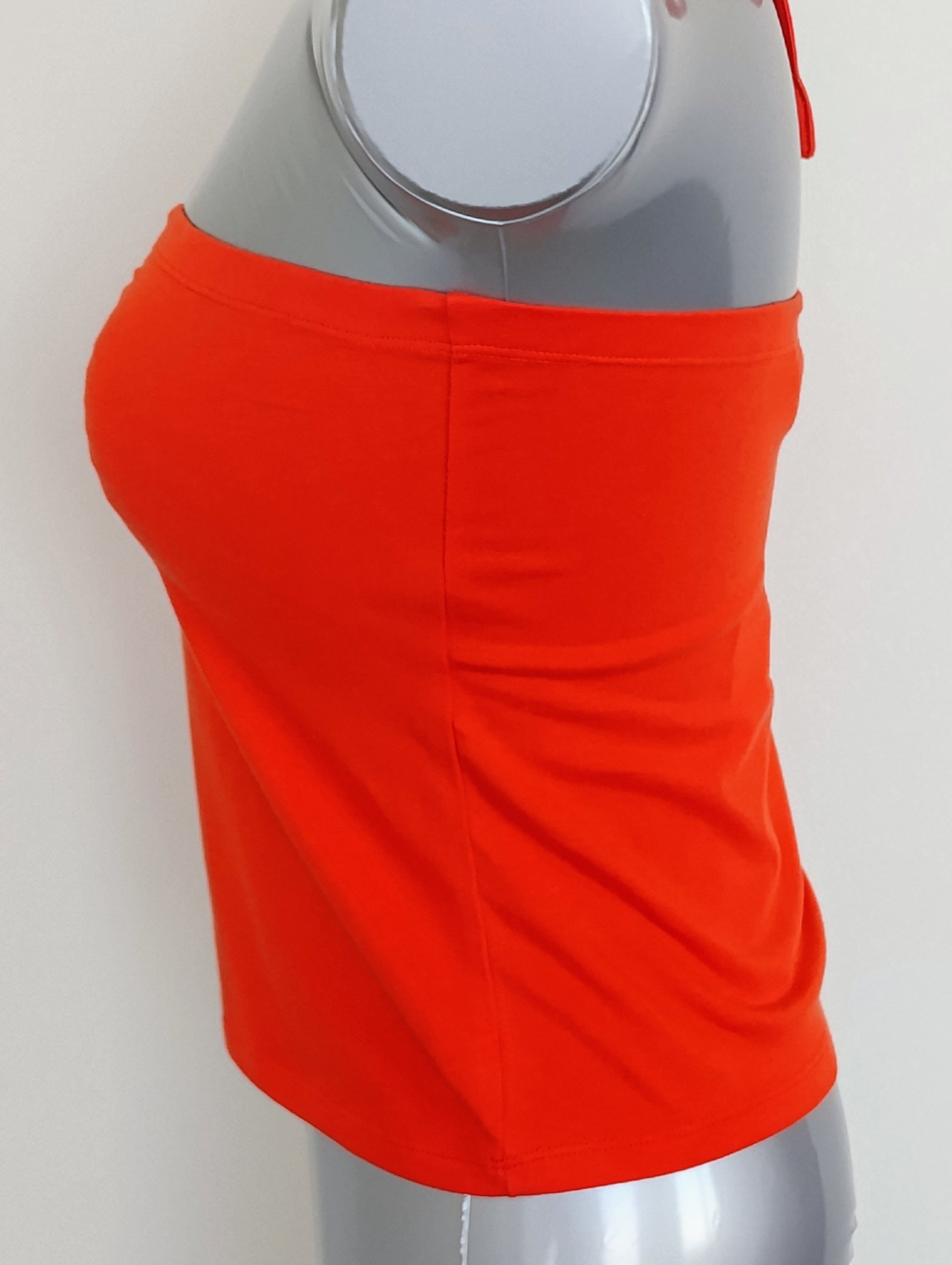 French Connection Cotton-Elastane Halter Top – Fitted Women’s Summer Top