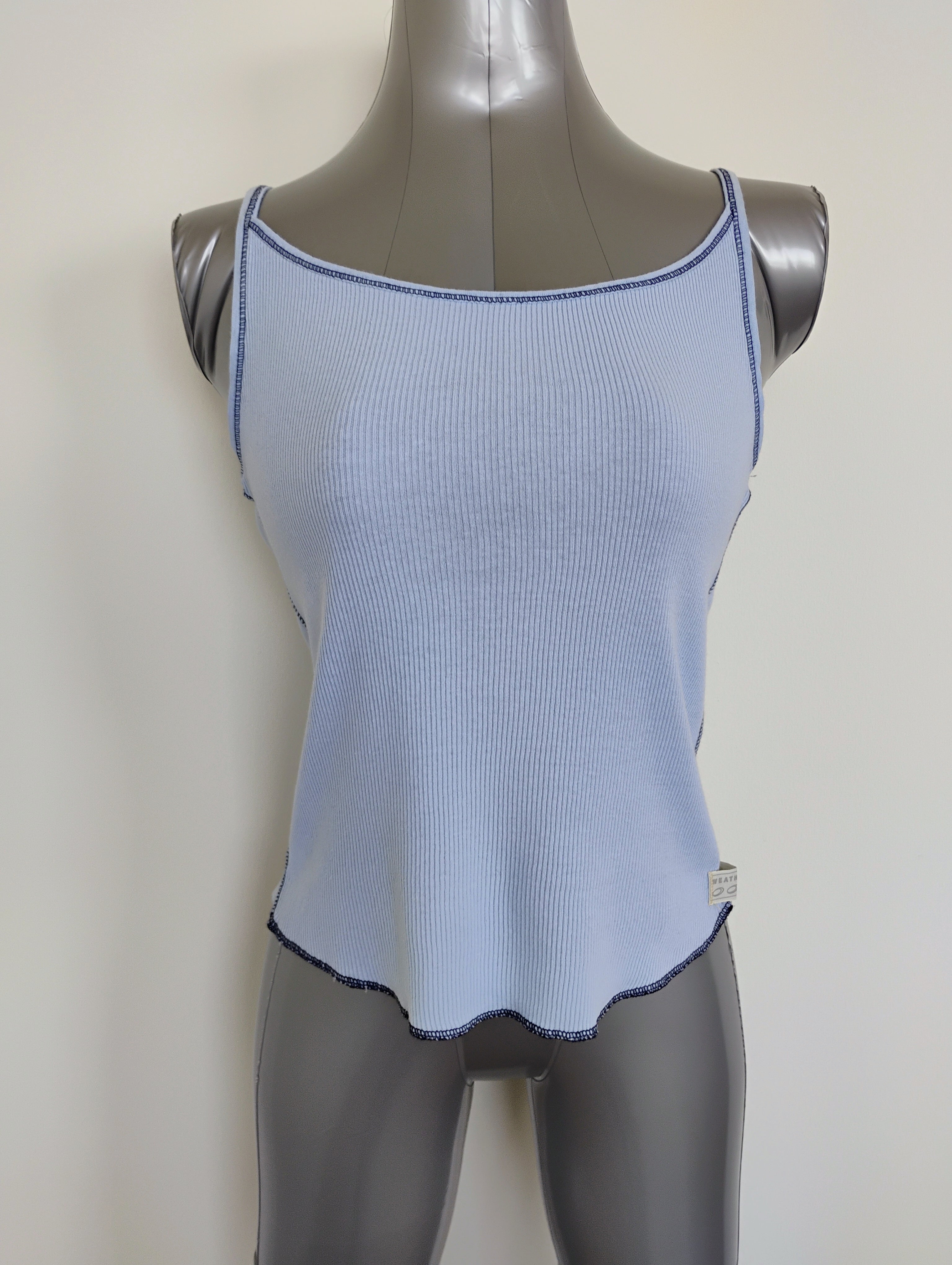Weathervane Ribbed Cotton Tank Top – Made in USA | Women’s Fitted Summer Top
