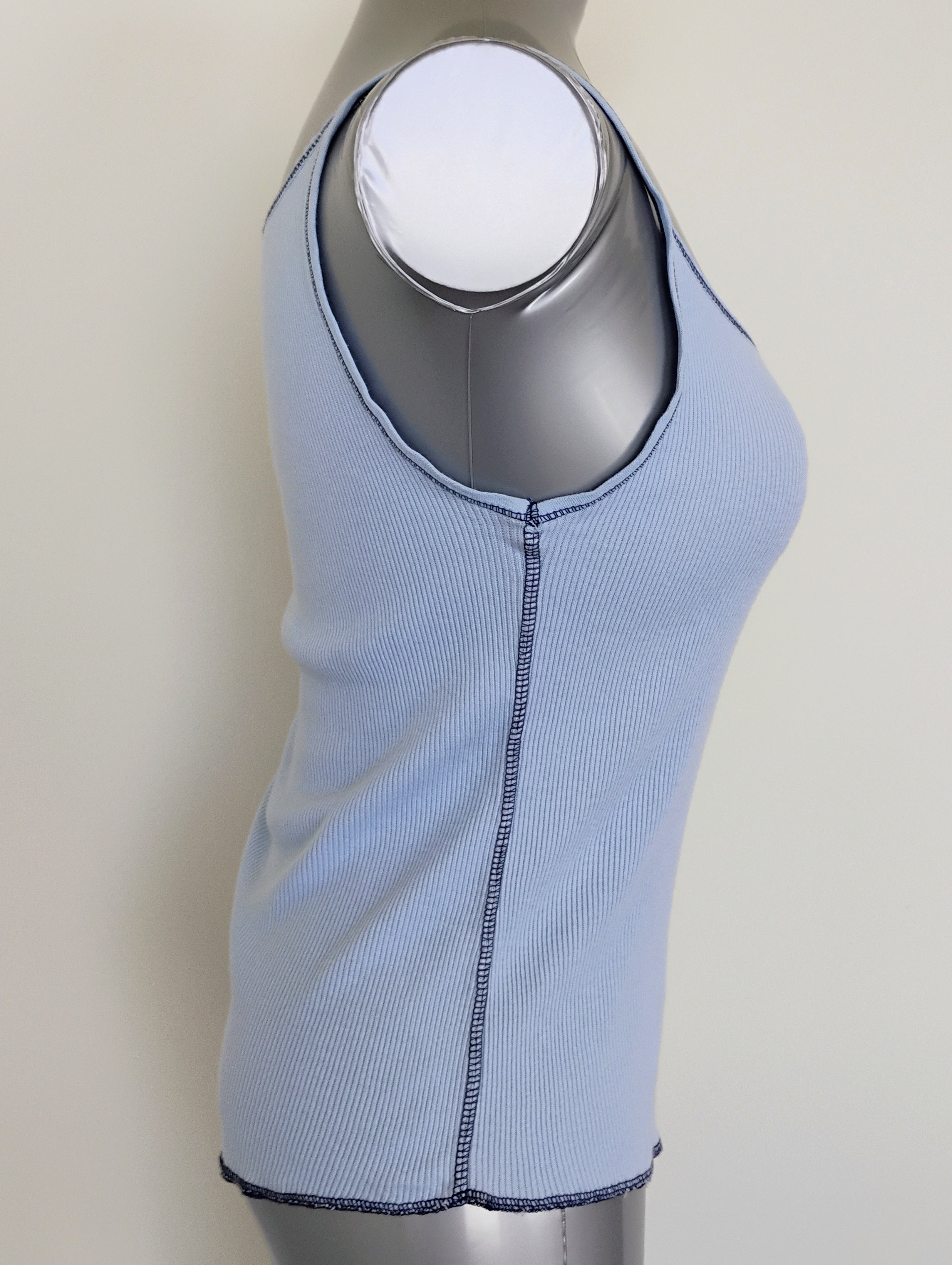 Weathervane Ribbed Cotton Tank Top – Made in USA | Women’s Fitted Summer Top